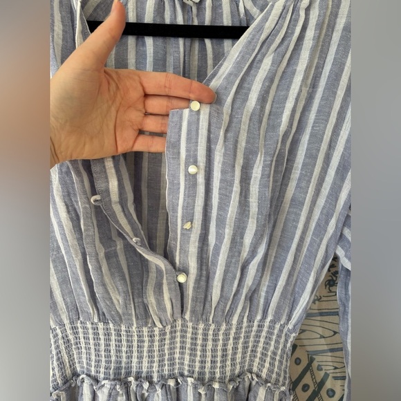 new Rails Jasmine long sleeve short dress in Rhône stripe - Picture 4 of 8